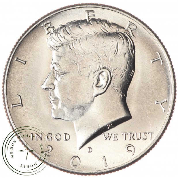 США 50 центов 2019 Kennedy Half Dollar D