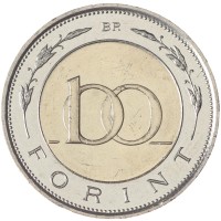 Монета Венгрия 100 форинт 2022 Венгерский музей денег и туристический центр