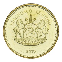 Монета Лесото 50 лисенте 2018