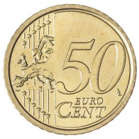 Монета Ватикан 50 евроцентов 2015