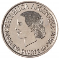 Аргентина 2 песо 2002 50 лет со дня смерти Марии Эвы Дуарте де Перон
