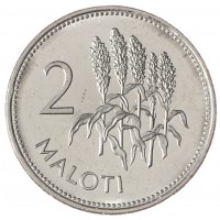 Монета Лесото 2 малоти 1998