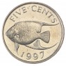Бермудские острова 5 центов 1997