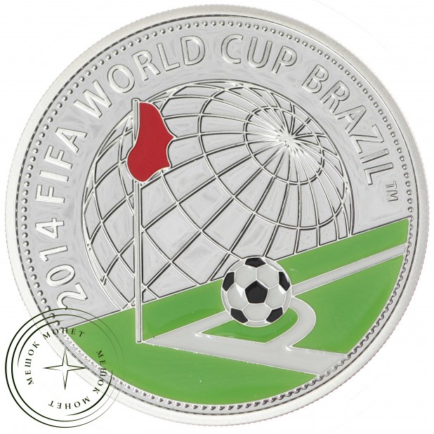 Беларусь 10 рублей 2013 Чемпионат мира по футболу 2014 в Бразилии