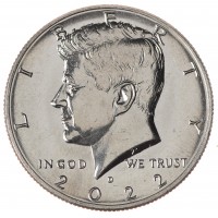 США 50 центов 2022 Kennedy Half Dollar D
