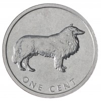 Острова Кука 1 цент 2003 Колли