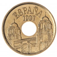 Монета Испания 25 песет 1997 Мелилья