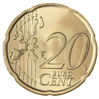 Монета Австрия 20 евроцентов 2002