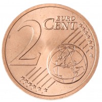 Монета Эстония 2 евроцента 2015