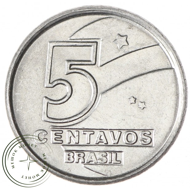 Бразилия 5 сентаво 1989
