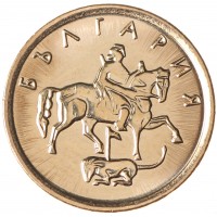 Монета Болгария 1 стотинка 2000