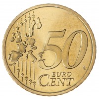 Монета Германия 50 евроцентов 2002 А