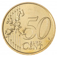 Монета Германия 50 евроцентов 2004 F