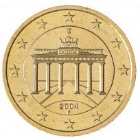 Монета Германия 50 евроцентов 2004 F