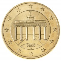 Монета Германия 50 евроцентов 2002 G