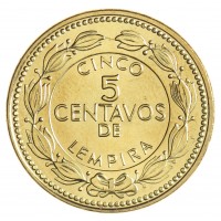 Монета Гондурас 5 сентаво 2010