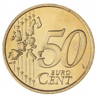 Монета Австрия 50 евроцентов 2002