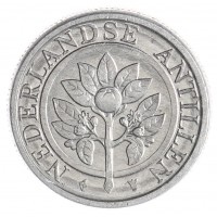 Монета Нидерландские Антильские острова 1 цент 1993