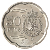Монета Испания 50 песет 1998