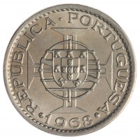 Монета Кабо-Верде 5 эскудо 1968