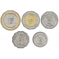 Сьерра-Леоне набор 5 разменных монет 2022 Музыкальные инструменты