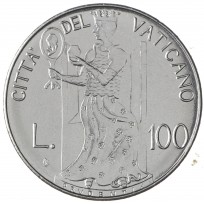 Монета Ватикан 100 лир 1980