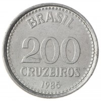 Бразилия 200 крузейро 1985
