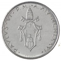 Монета Ватикан 100 лир 1976