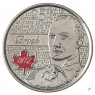 Канада 25 центов 2012 Война 1812 года - Генерал-майор Исаак Брок, Цветное покрытие