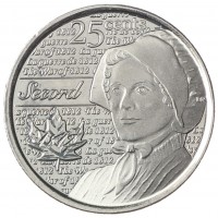Канада 25 центов 2013 Лора Секорд (Война 1812 года)
