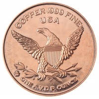 Монета США 1 унция Дракон