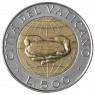 Ватикан 500 лир 1992