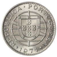 Монета Ангола 20 эскудо 1971