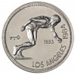 Куба 1 песо 1983 XXIII летние Олимпийские Игры в Лос-Анджелесе 1984 - Бег