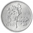 Турция 5 курушей 1975