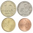 Аргентина набор монет 1, 2, 5, 10 песо 2018-2020