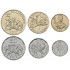 Эсватини Свазиленд набор 6 монет 1, 2, 5 эмалангени и 10, 20, 50 центов 2018-2021