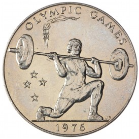Монета Самоа 1 тала 1976 XXI Летние Олимпийские игры 1976, Монреаль