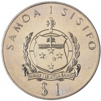 Монета Самоа 1 тала 1976 XXI Летние Олимпийские игры 1976, Монреаль