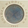 Великобритания 5 фунтов 1997 Золотая свадьба Королевы