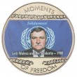 Либерия 10 долларов 2004 Лех Валенса и профсоюз "Солидарность"