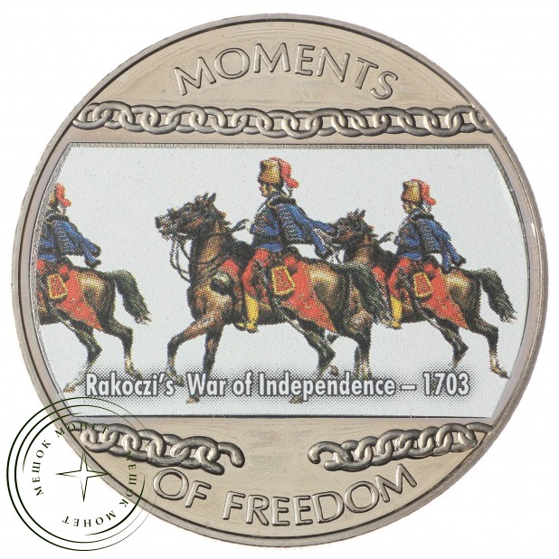 Либерия 10 долларов 2004 Война за независимость Ракоци