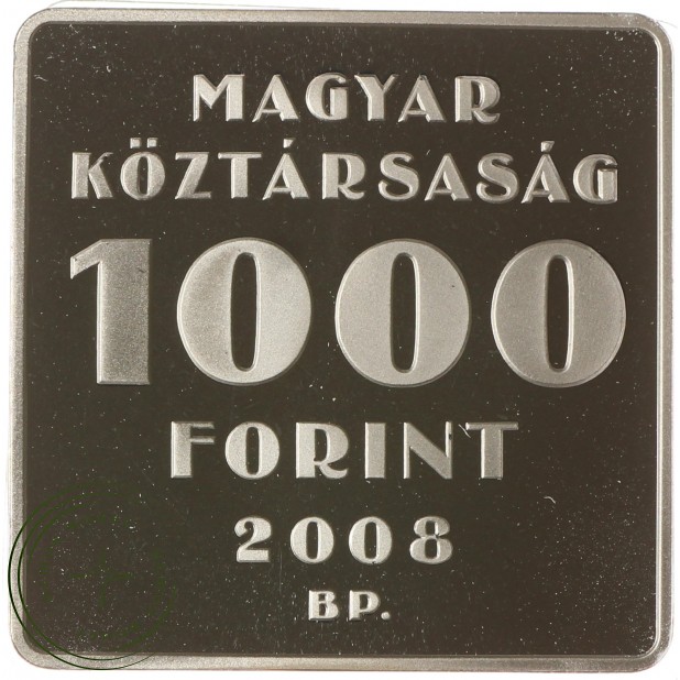 Венгрия 1000 форинтов 2008 115 лет новостной службе "Telefon Hírmondó"