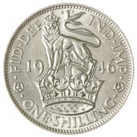 Монета Великобритания 1 шиллинг 1946
