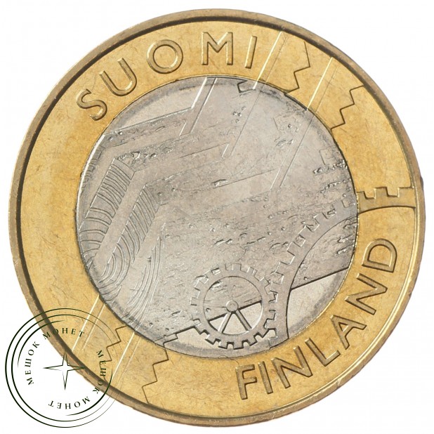 Финляндия 5 евро 2011 Исторические регионы Финляндии - Уусимаа
