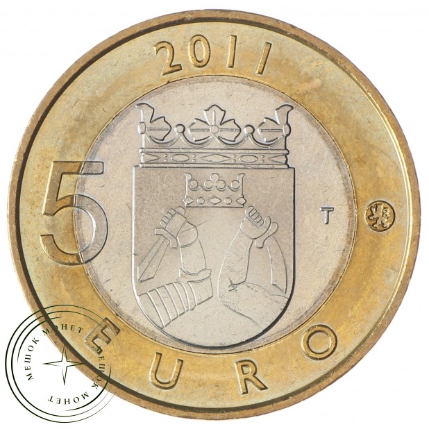 Финляндия 5 евро 2011 Исторические регионы Финляндии - Карелия