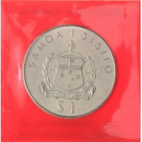 Монета Самоа 1 тала 1974 Х Игры Содружества