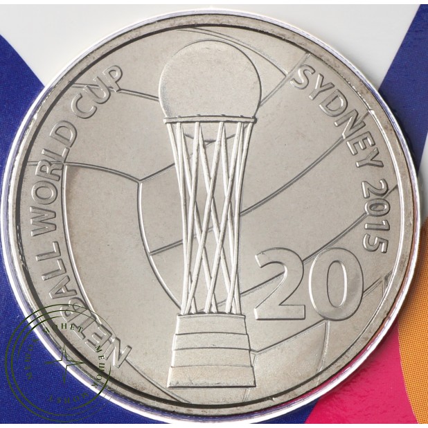 Австралия 20 центов 2015 Кубок мира по Нетболу