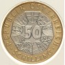 Австрия 50 шиллингов 1997 100 лет Венскому сецессиону