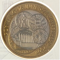 Австрия 50 шиллингов 2001 Последний шиллинг